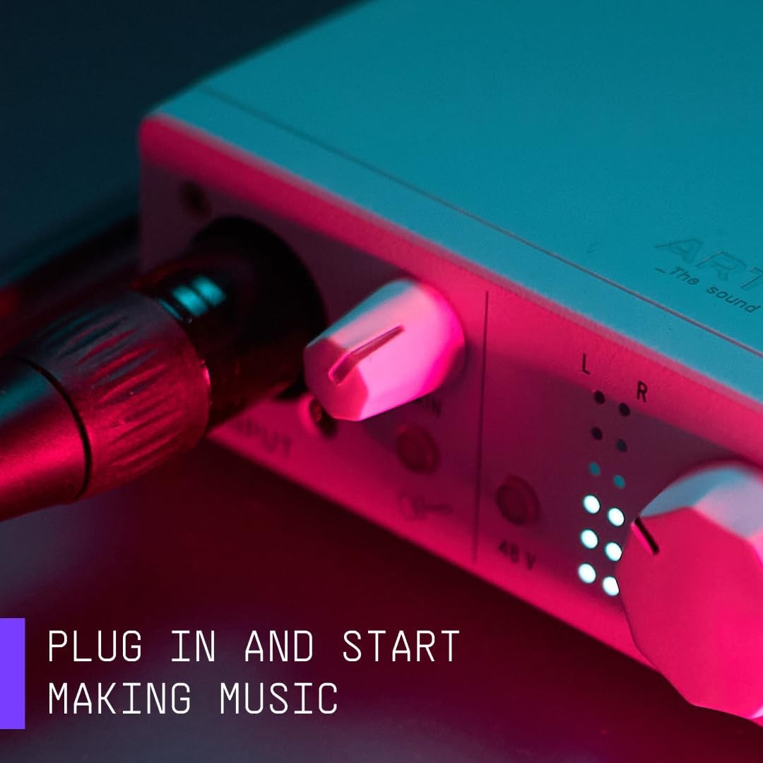 image:imageArturia MiniFuse USB Audio amp MIDI Interface MiniFuse Recording Pack Record voice guitar and synths bestinclass sound specs pair with any microphone Ableton Live Lite 5year warrantyBlack