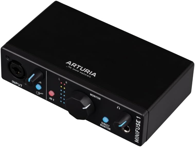image:imageArturia MiniFuse USB Audio amp MIDI Interface MiniFuse Recording Pack Record voice guitar and synths bestinclass sound specs pair with any microphone Ableton Live Lite 5year warrantyBlack