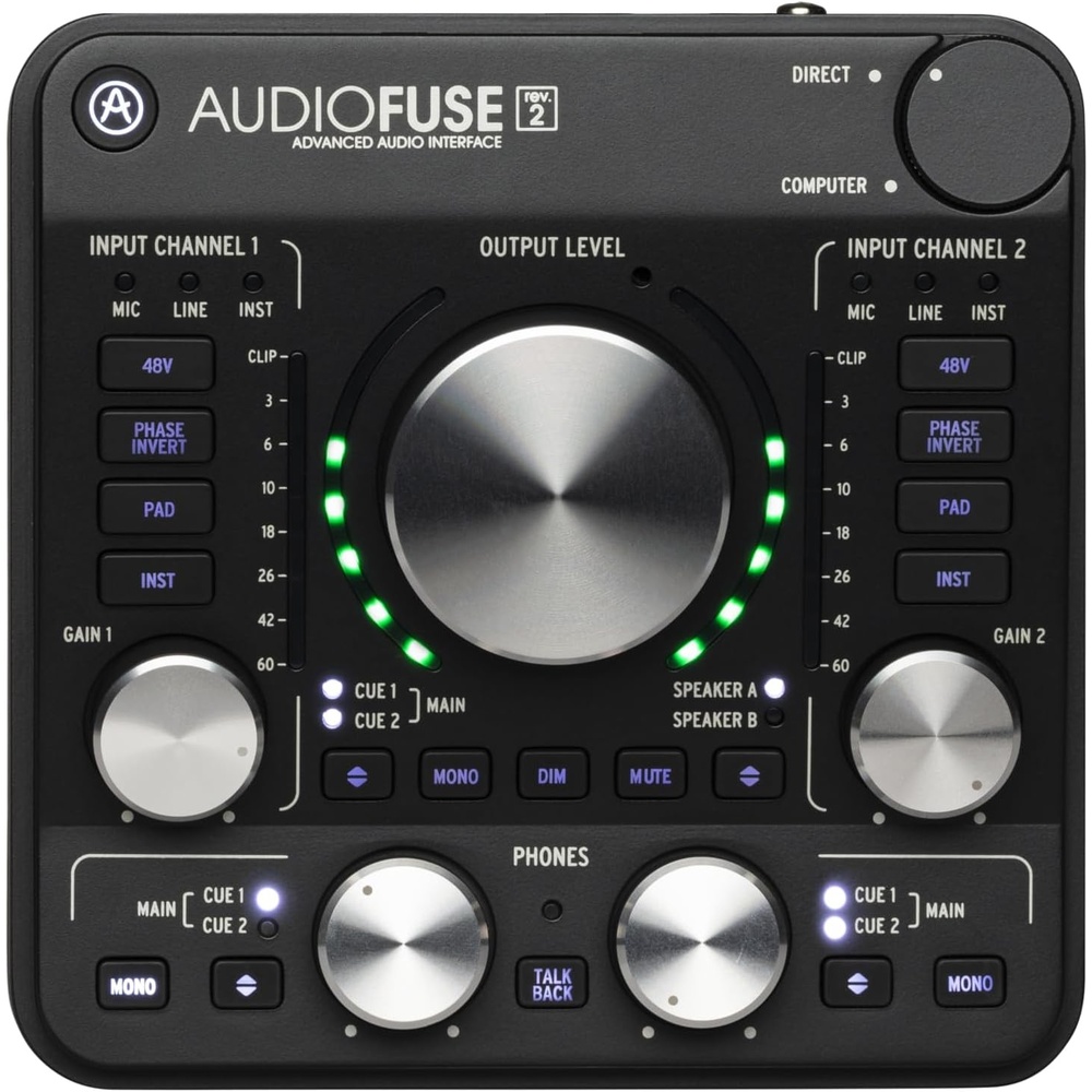 image:imageArturia AudioFuse Compact Versatile Audio Interface with Creative Software for Recording Production Podcasting Guitar Compact Versatile Audio Interface with Creative Software for Recording Production