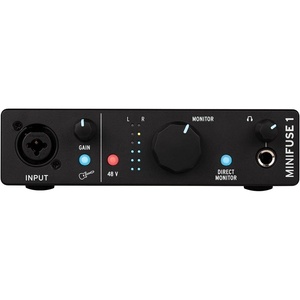 Arturia Art Rear/MiniFuse 1 BK (Black) 1 In/2 Out USB-C Audio Interface(Black)